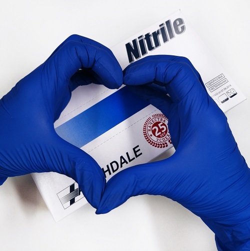 Перчатки NitriMax 100 шт/50 пар, фиолетовые Перчатки NitriMax 100 шт/50 пар, фиолетовые