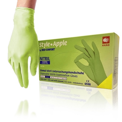 Перчатки MediOK 100 шт/50 пар, зелёные